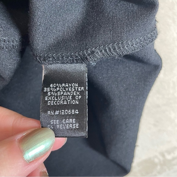 Torrid holiday sequins pencil skirt black women’s 2x stretch pull on - Picture 6 of 7